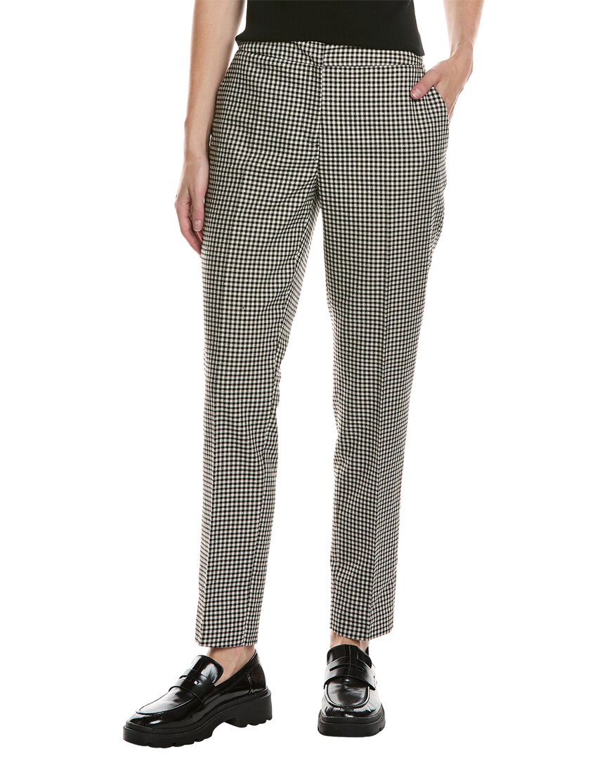 T Tahari Slim Ankle Trouser In Black