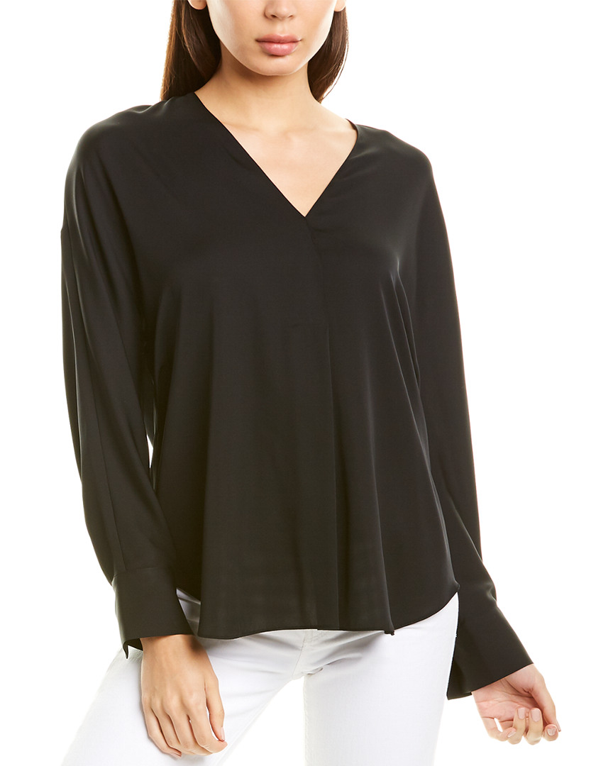vince double v neck popover
