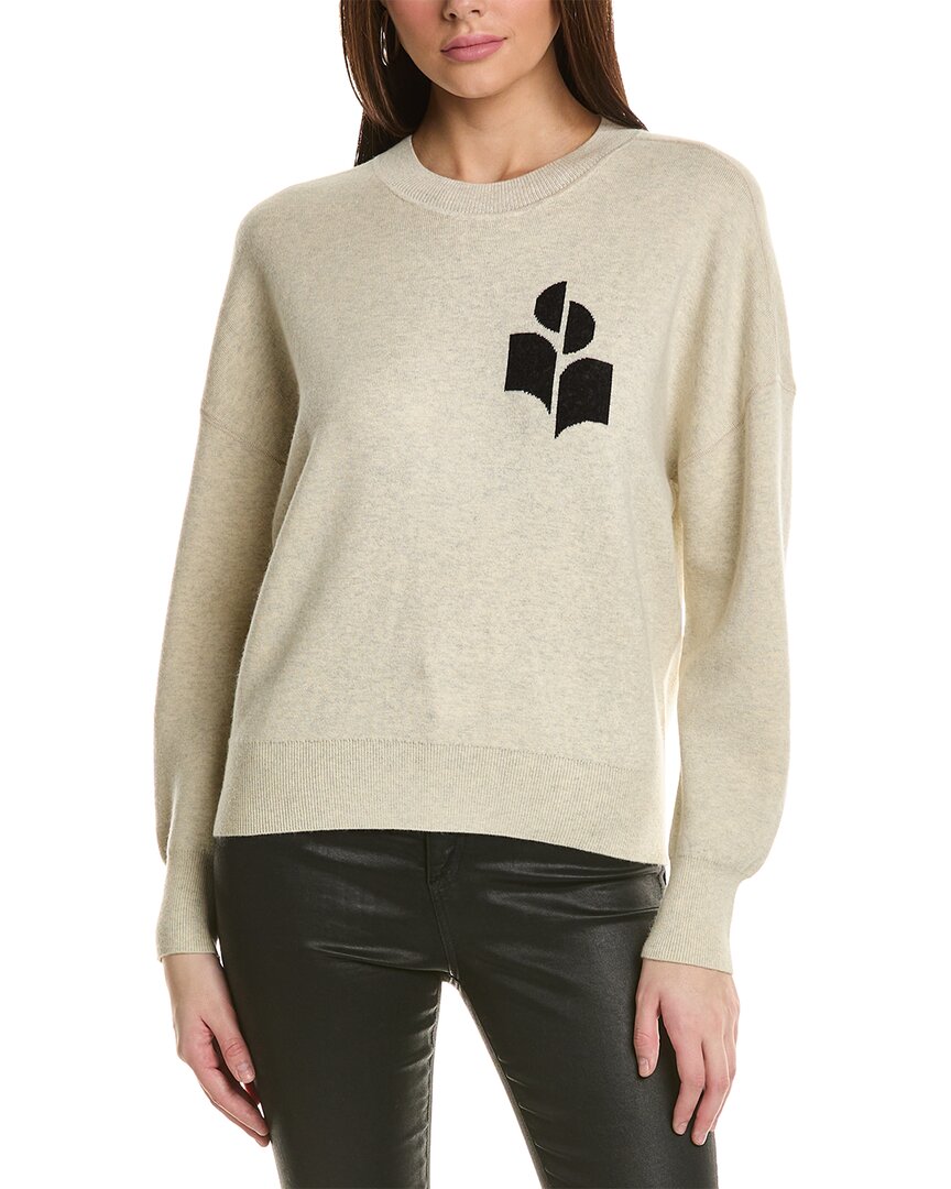 Shop Isabel Marant Etoile Atlee Wool-blend Sweatshirt In Grey