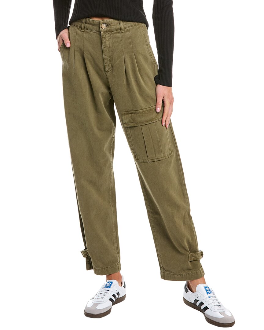 Ba&sh Cary Straight-leg Trousers In Green