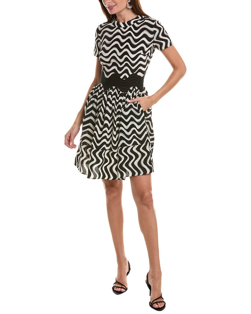 Stella Mccartney Kinley Silk Mini Dress In Black