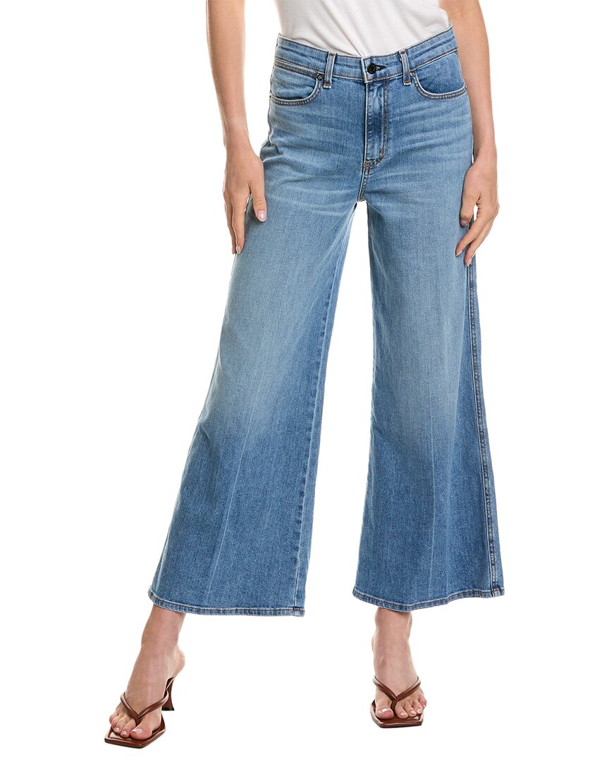 Askk Ny Florence Flagstaff Wide Leg Jean In Blue