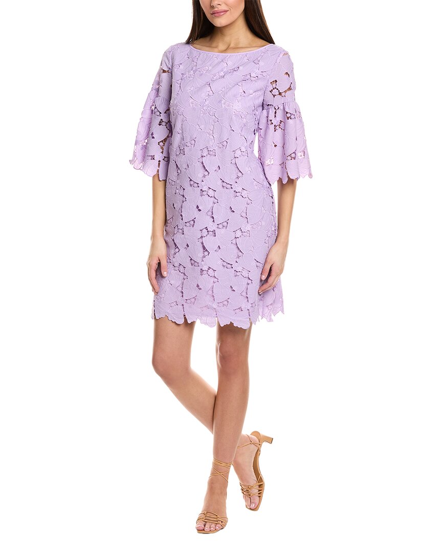 Sara Campbell Gretchen Midi Dress In Purple