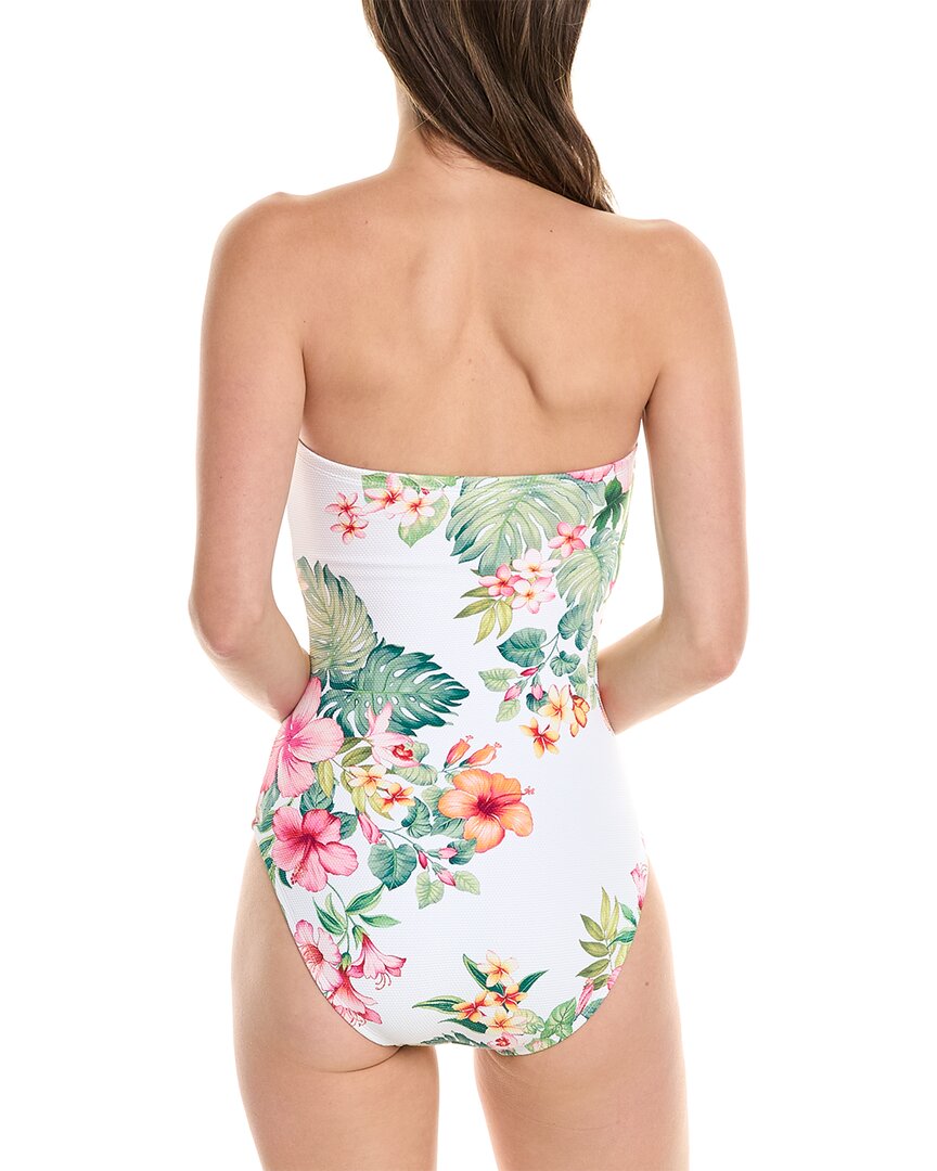 Tommy Bahama Island Cays Flora Bandeau One-Piece Women