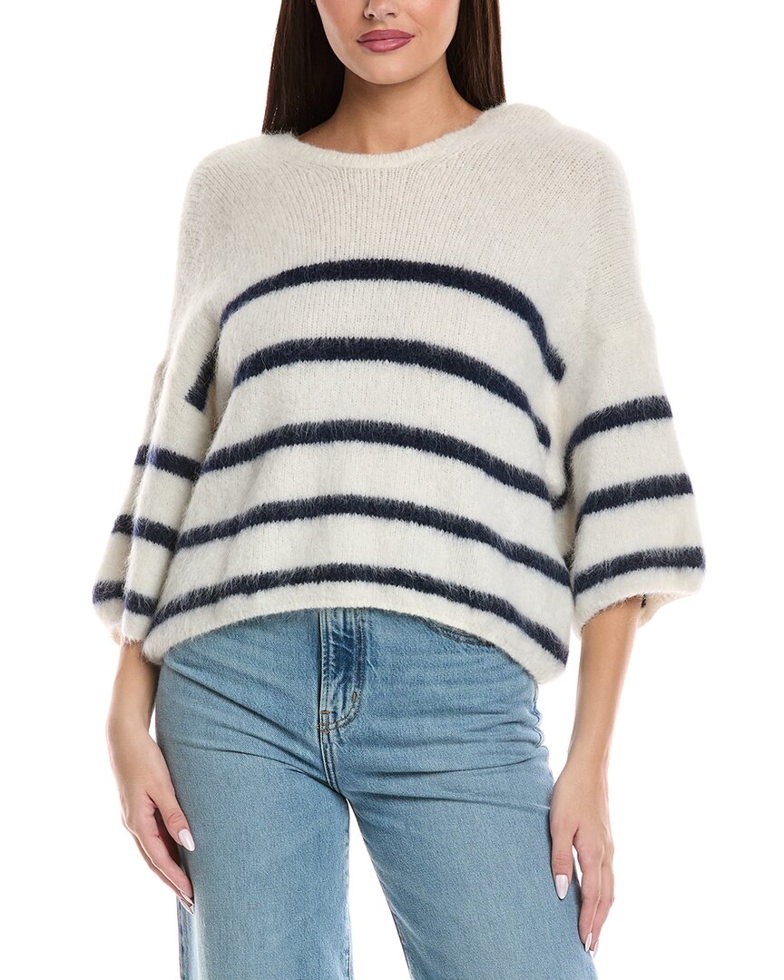Ba&sh Biguel Alpaca & Wool-blend Sweater In White