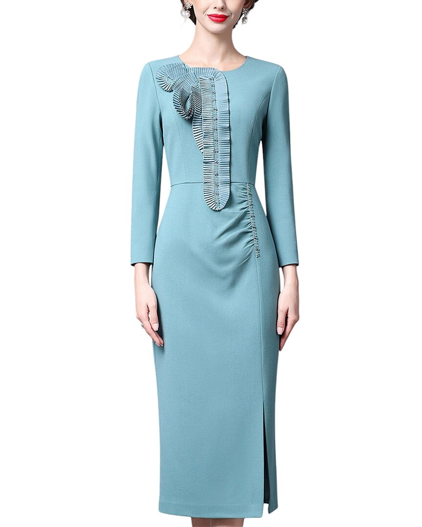 Anette Midi Dress In Blue