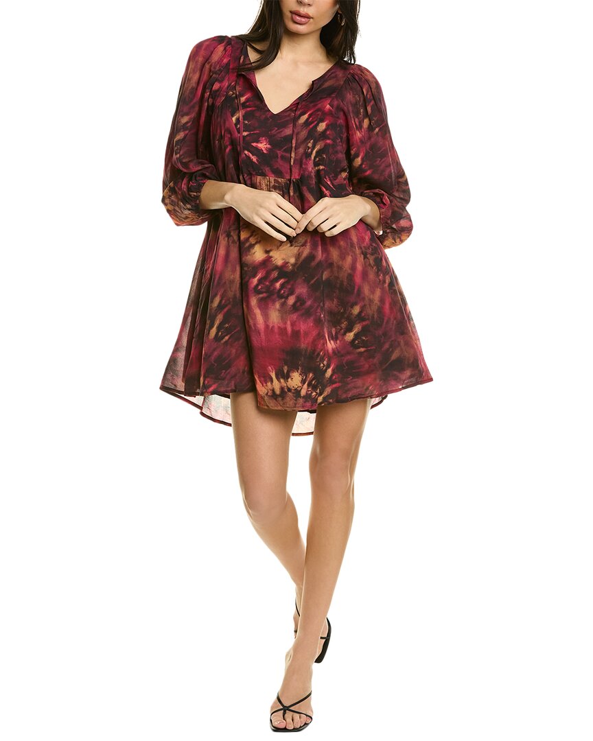 Shop Auguste Willow Mini Dress In Red