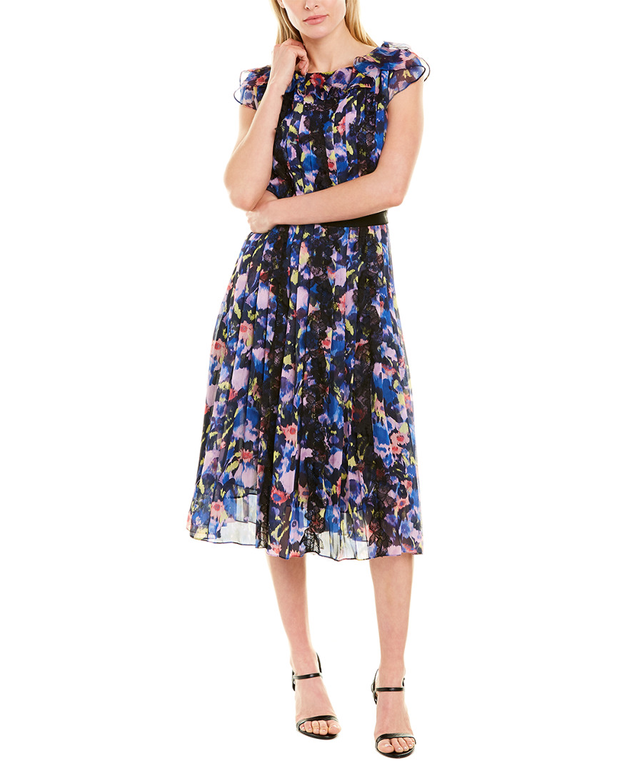 Image of Jason Wu Collection Pleated Silk-Lined A-Line Dress