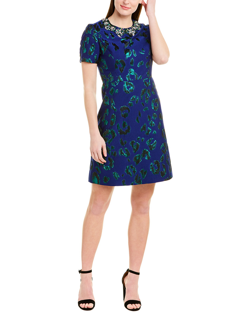 Image of Jason Wu Jacquard Silk-Lined A-Line Dress