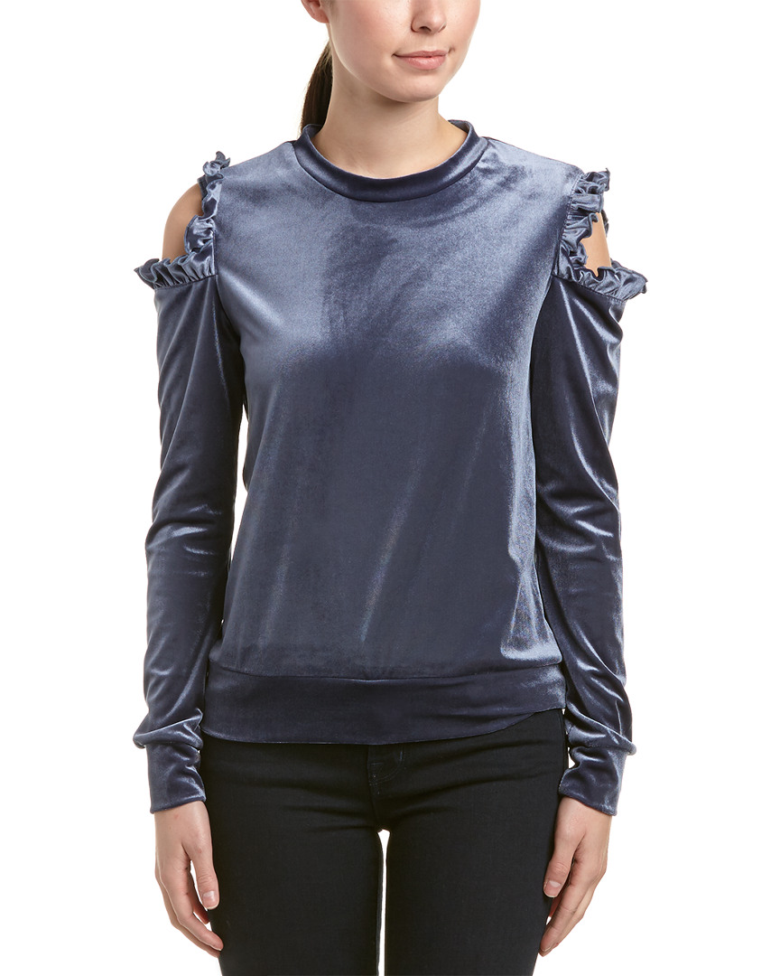 Image of Samantha Dru Cold-Shoulder Top