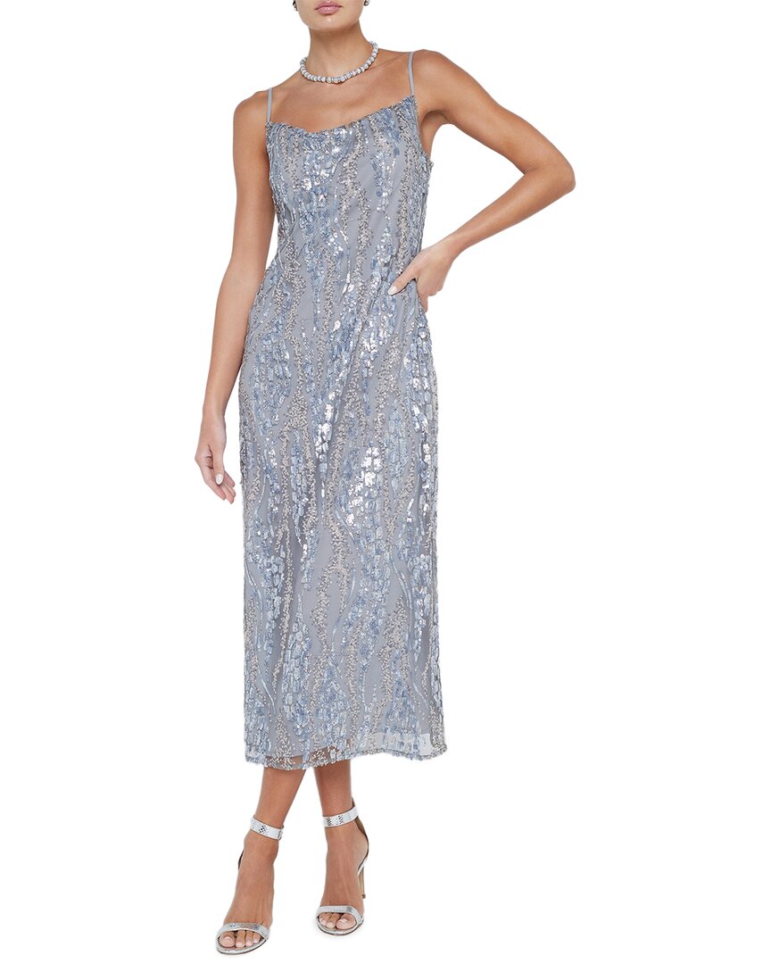 L'agence Achilles Sequinned Slip Dress