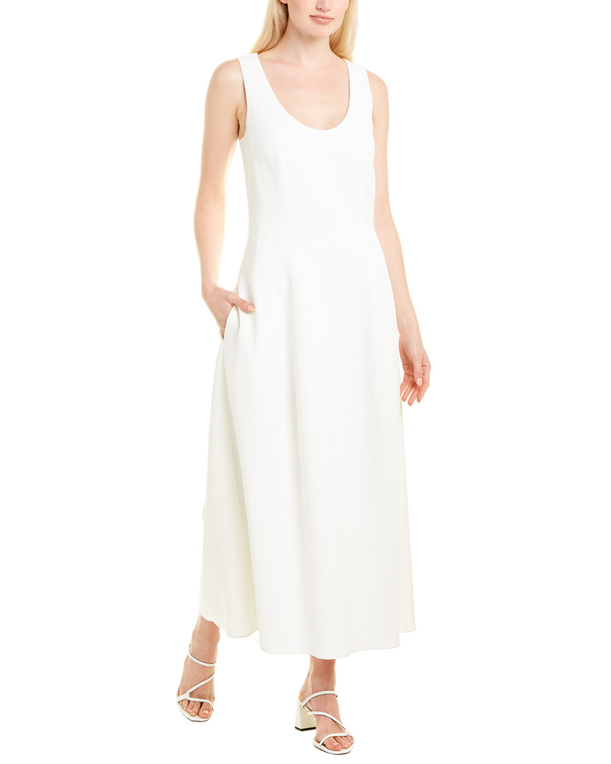 the row white gown