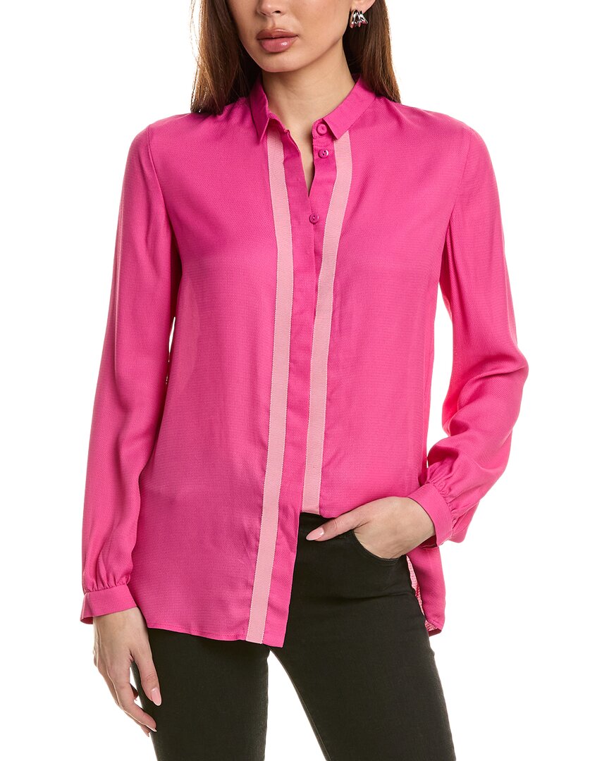 EMPORIO ARMANI EMPORIO ARMANI SILK-BLEND SHIRT
