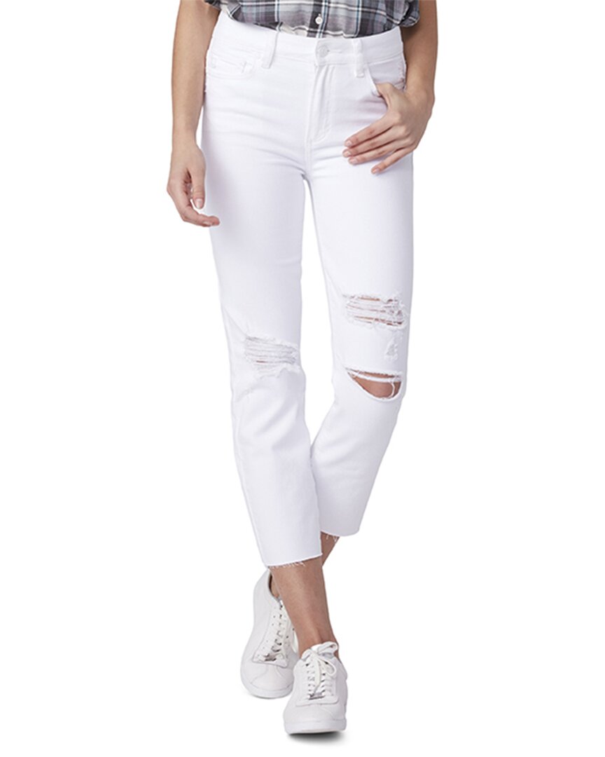 Paige Hoxton Crop Jean In White