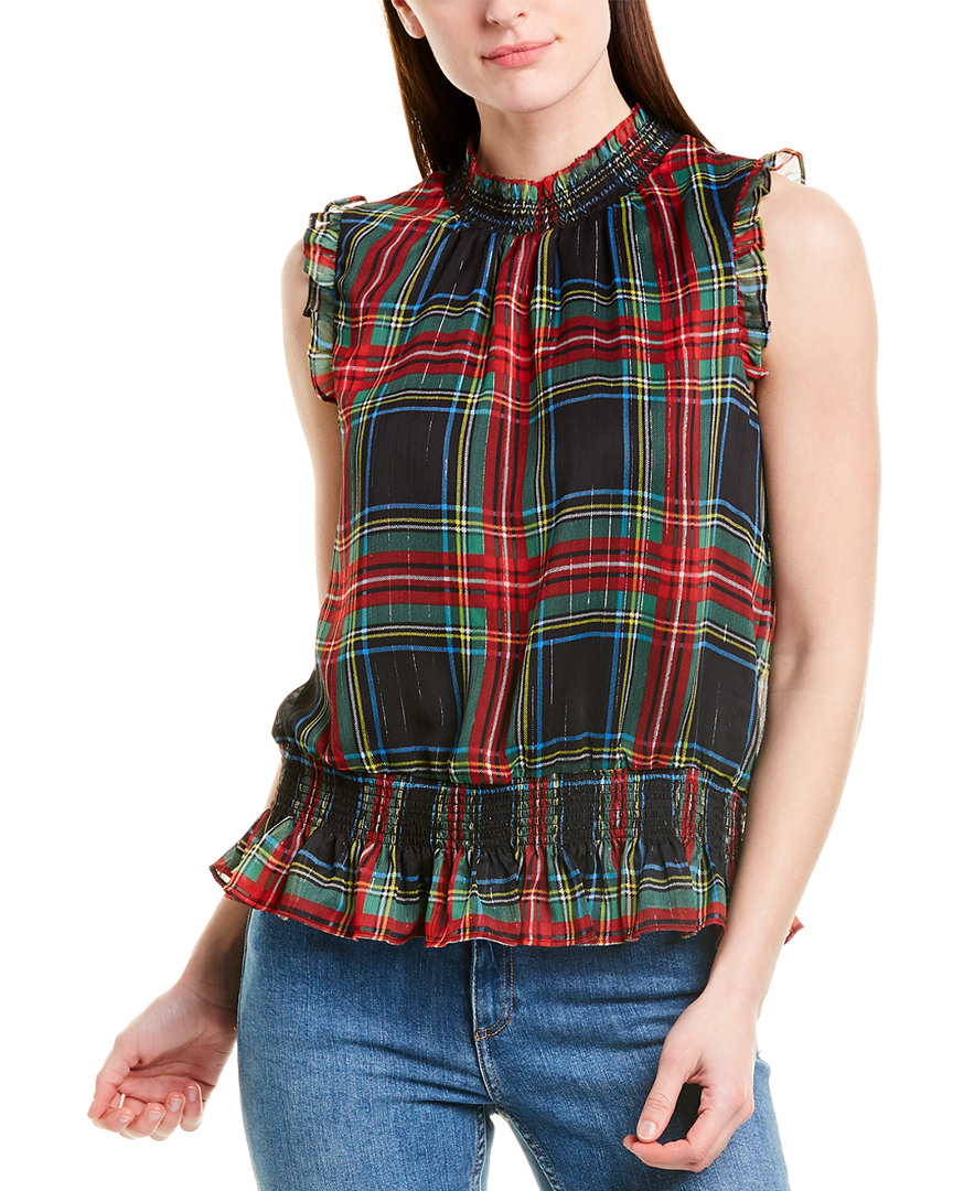 Image of J.Crew Mock Neck Gilded Top