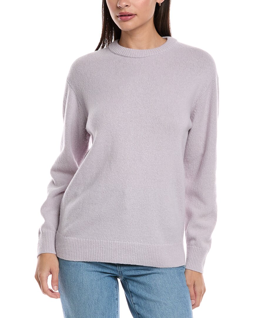 Lafayette 148 New York Wool & Cashmere-blend Sweater In Purple