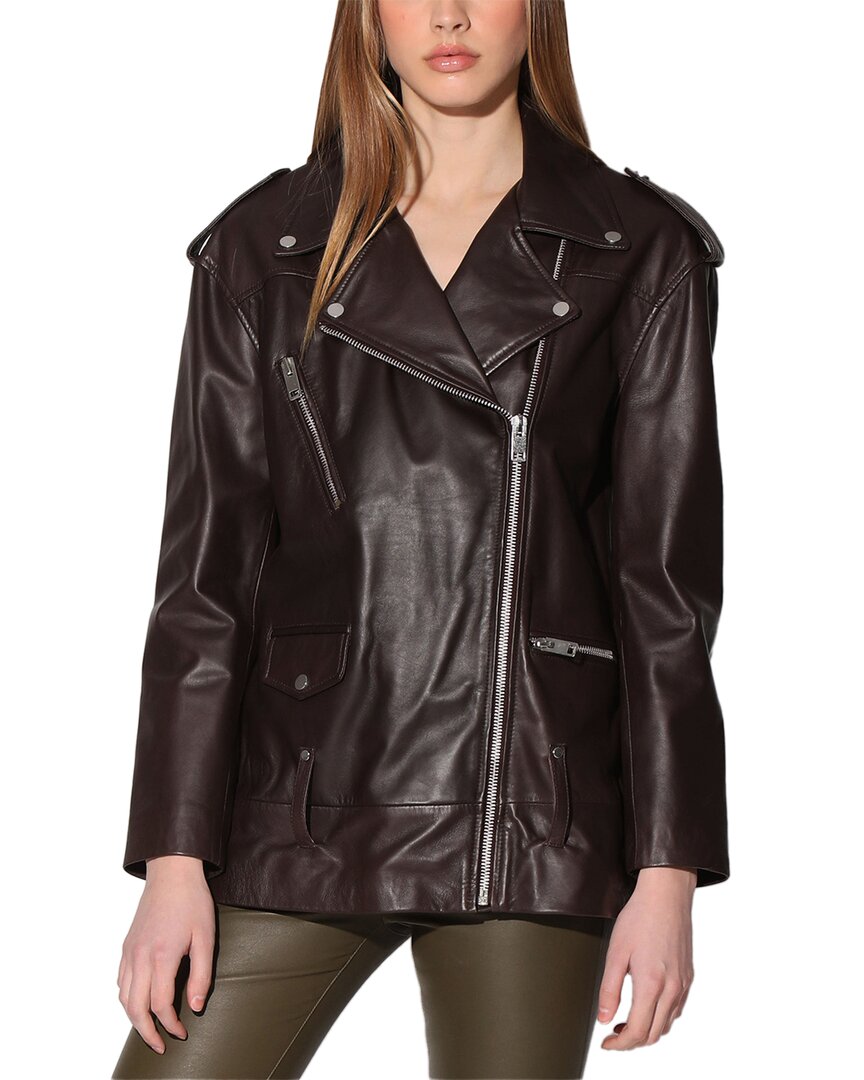 WALTER BAKER WALTER BAKER EMERY LEATHER JACKET 