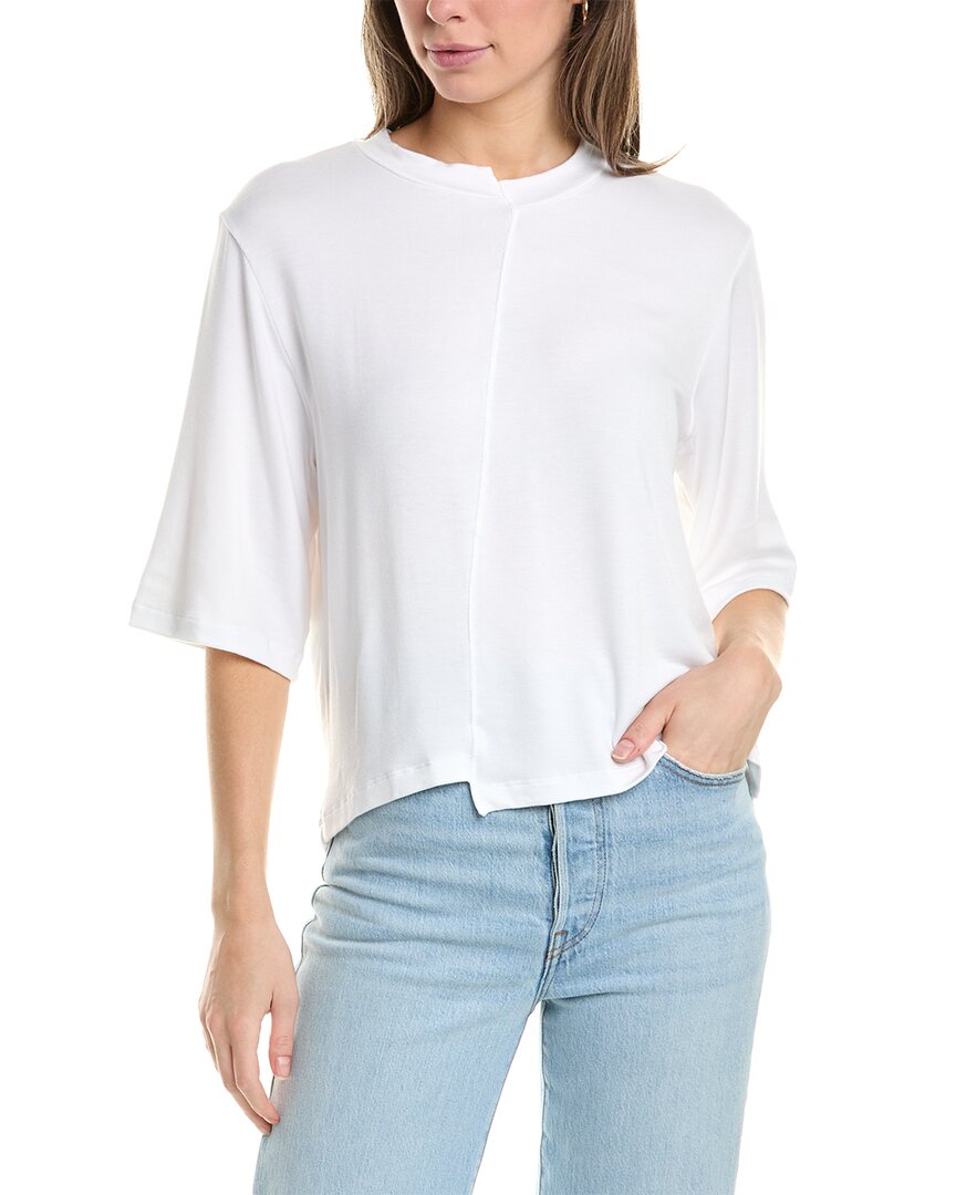 Shop Elan Asymmetrical T-shirt In White