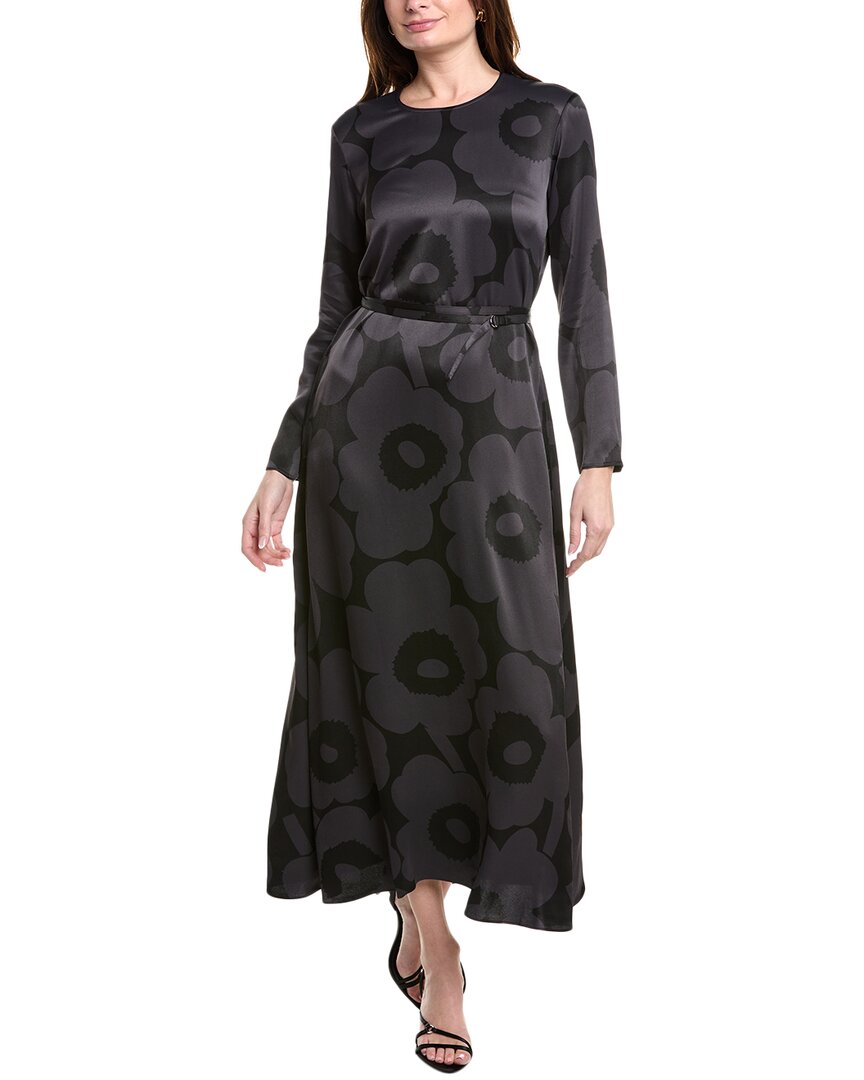 Marimekko Mennyt Shirtdress In Black