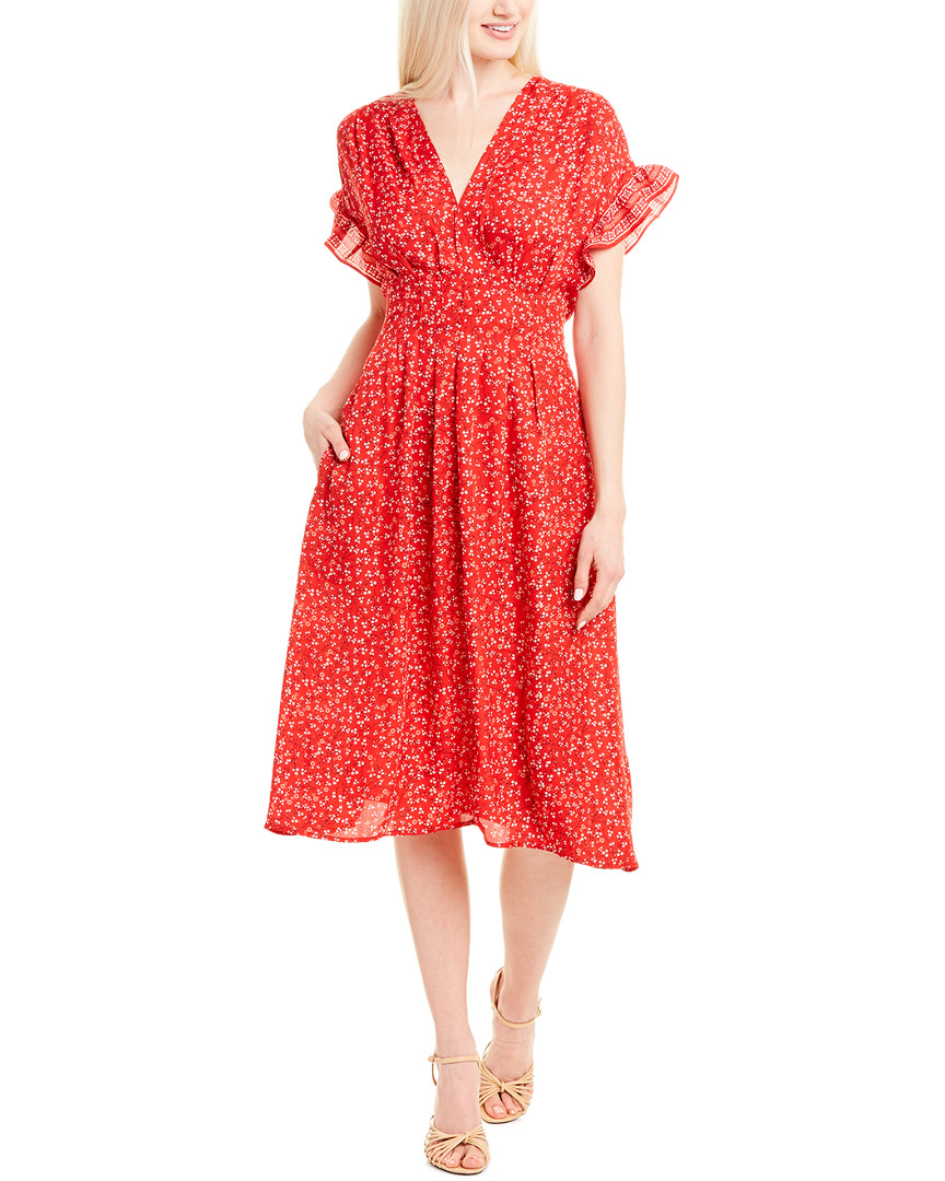 Image of Max Studio Printed A-Line Dress