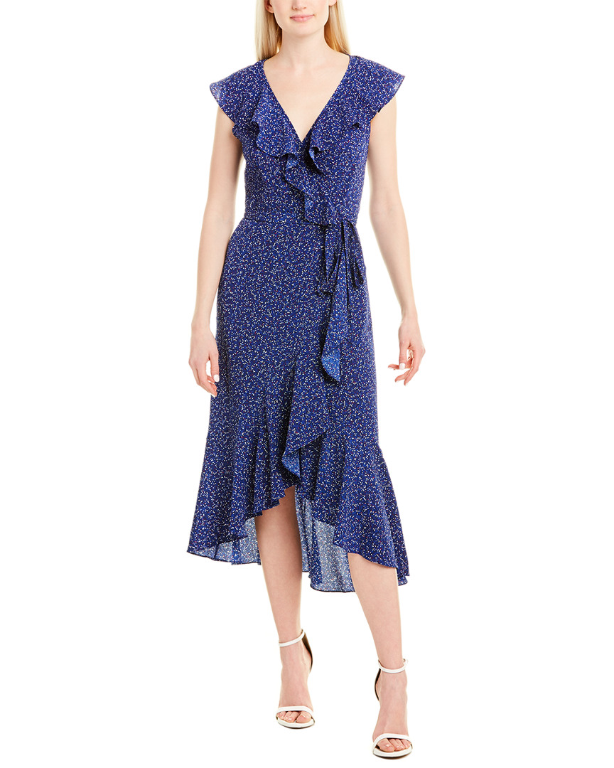 Max Studio Wrap Dress Women's Blue M | eBay