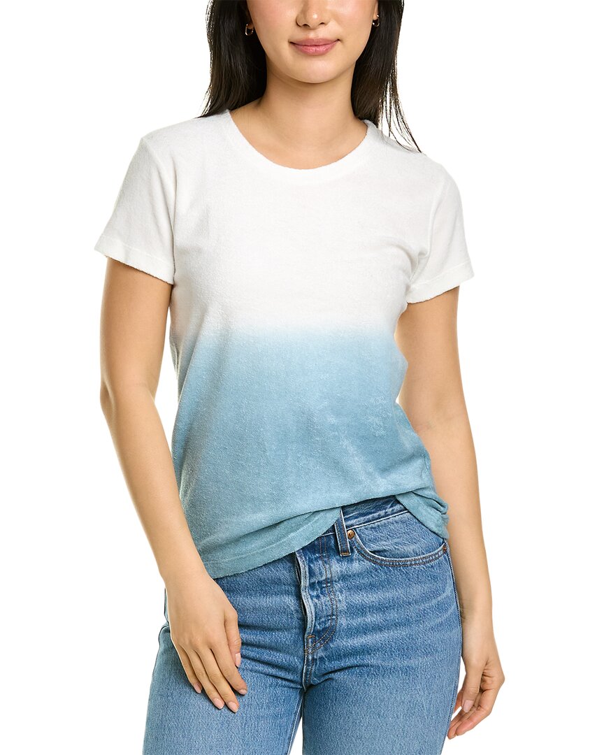 Shop Majestic Filatures Terry Ombre Top In Blue