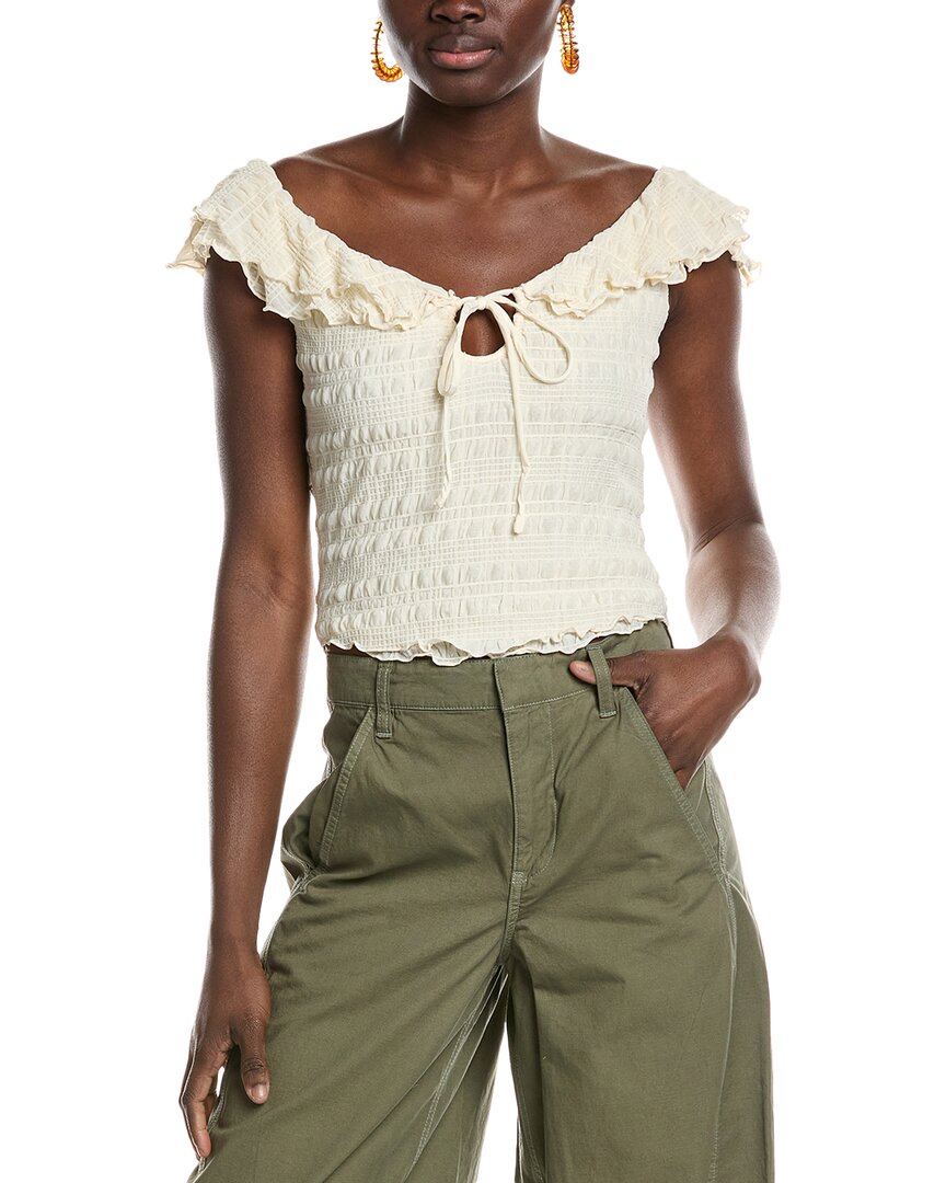 Free People Love You More T-shirt In White