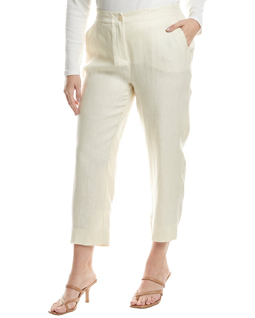 Marina Rinaldi Plus Ricco Long Trouser In Neutral