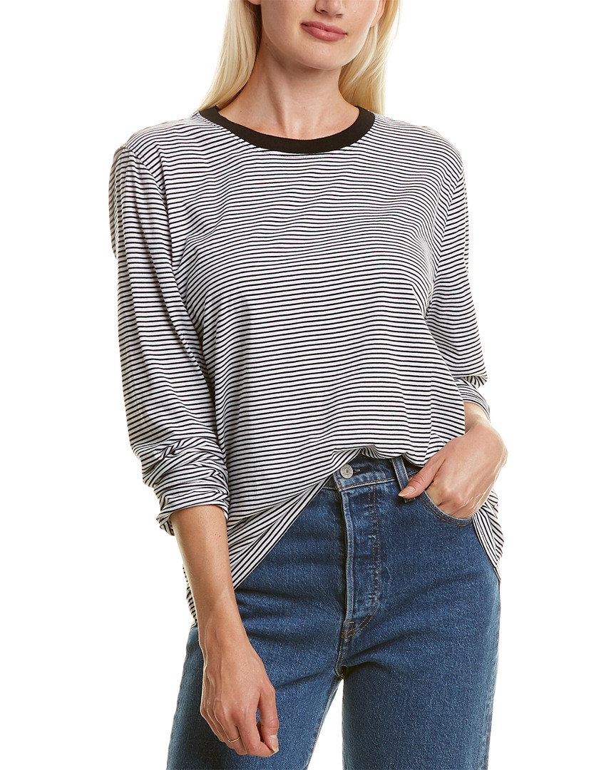 Image of EILEEN FISHER Striped T-Shirt