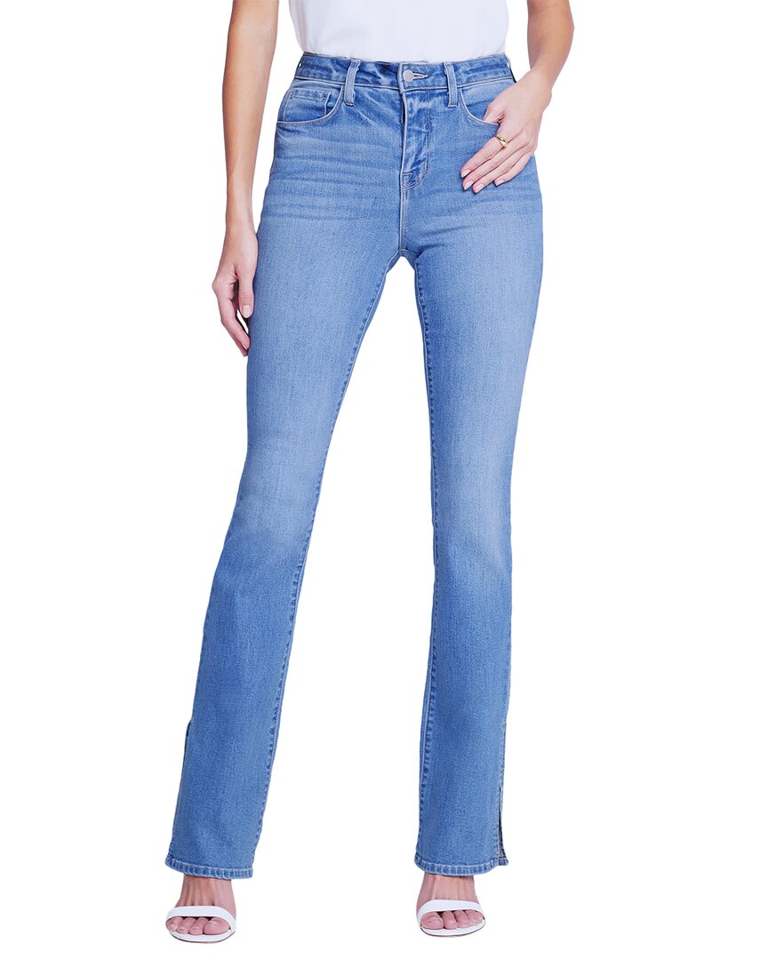 L Agence Abilene High Rise Baby Bootcut Slit Jeans