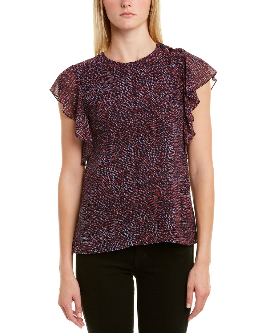 Image of Derek Lam  Crosby Ruffle Top