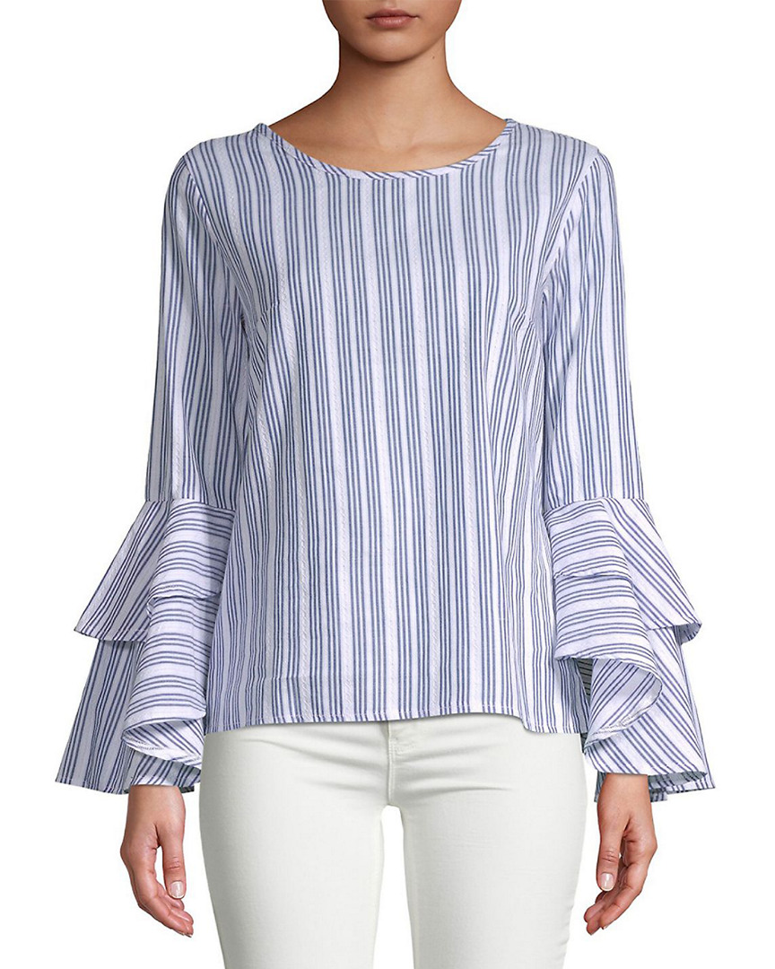 Image of Solitaire Striped Blouse