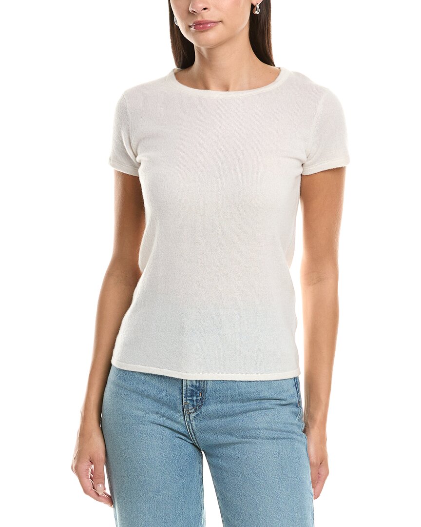 Incashmere Cashmere Top In White