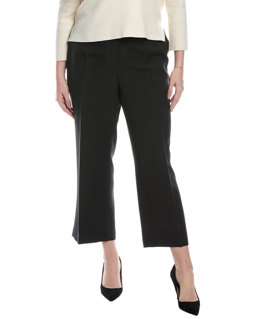 LAFAYETTE 148 LAFAYETTE 148 NEW YORK PLUS GATES FLARED ANKLE WOOL & SILK-BLEND PANT
