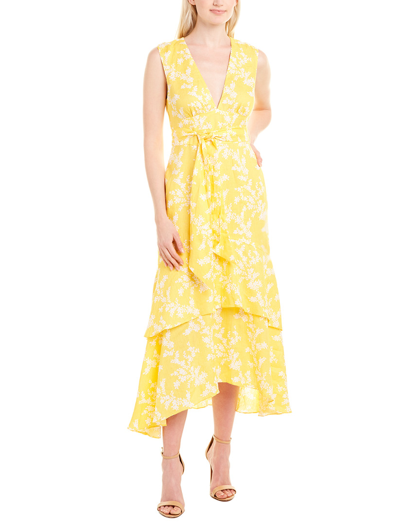 Image of Keepsake Fallen Linen Midi Dress