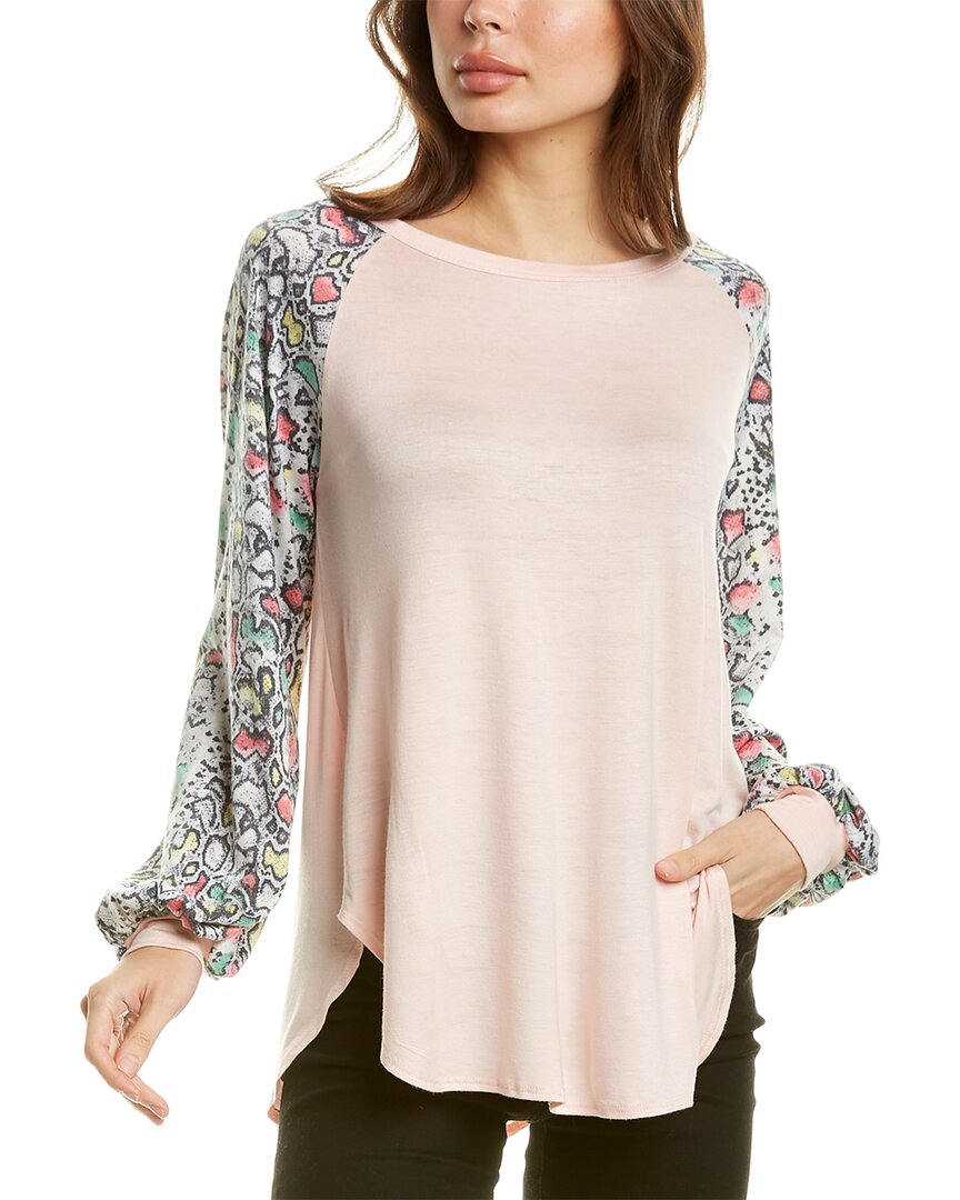 Image of Peyton Valley Contrast Raglan Top