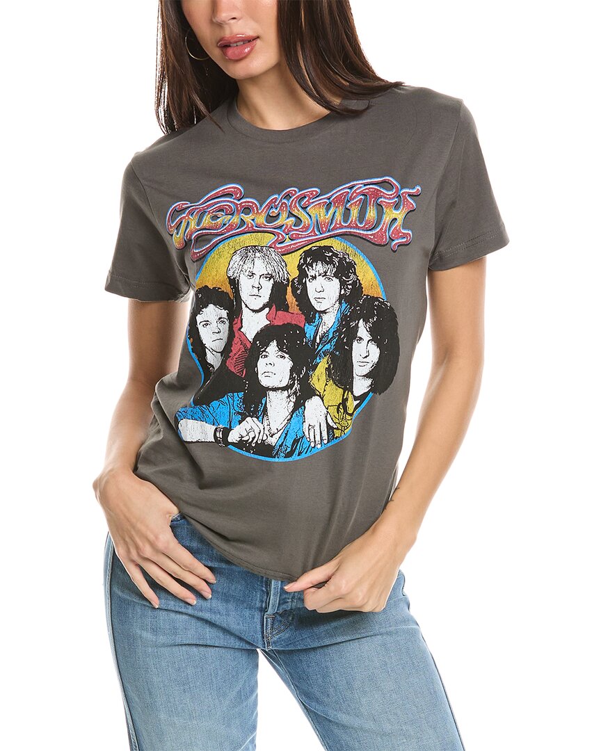Shop Goodie Two Sleeves Aerosmith T-shirt In Grey