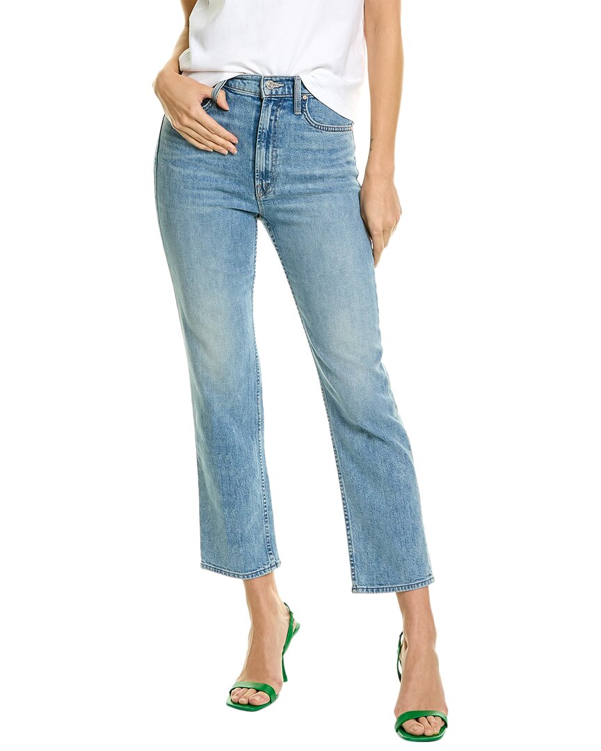 MOTHER MOTHER HIGH-WAIST RIDER ANKLE SALT OF THE EARTH STRAIGHT LEG JEAN