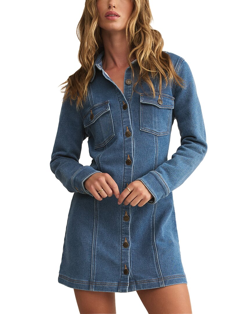 Z Supply Candice Knit Denim Dress