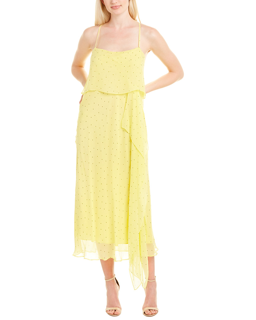 Image of Michelle Mason Double Layer Silk Maxi Dress