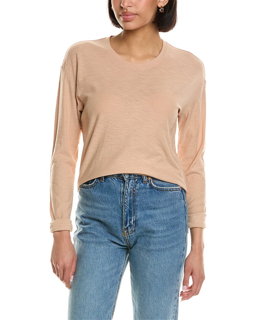 Shop James Perse Boxy T-shirt In Pink