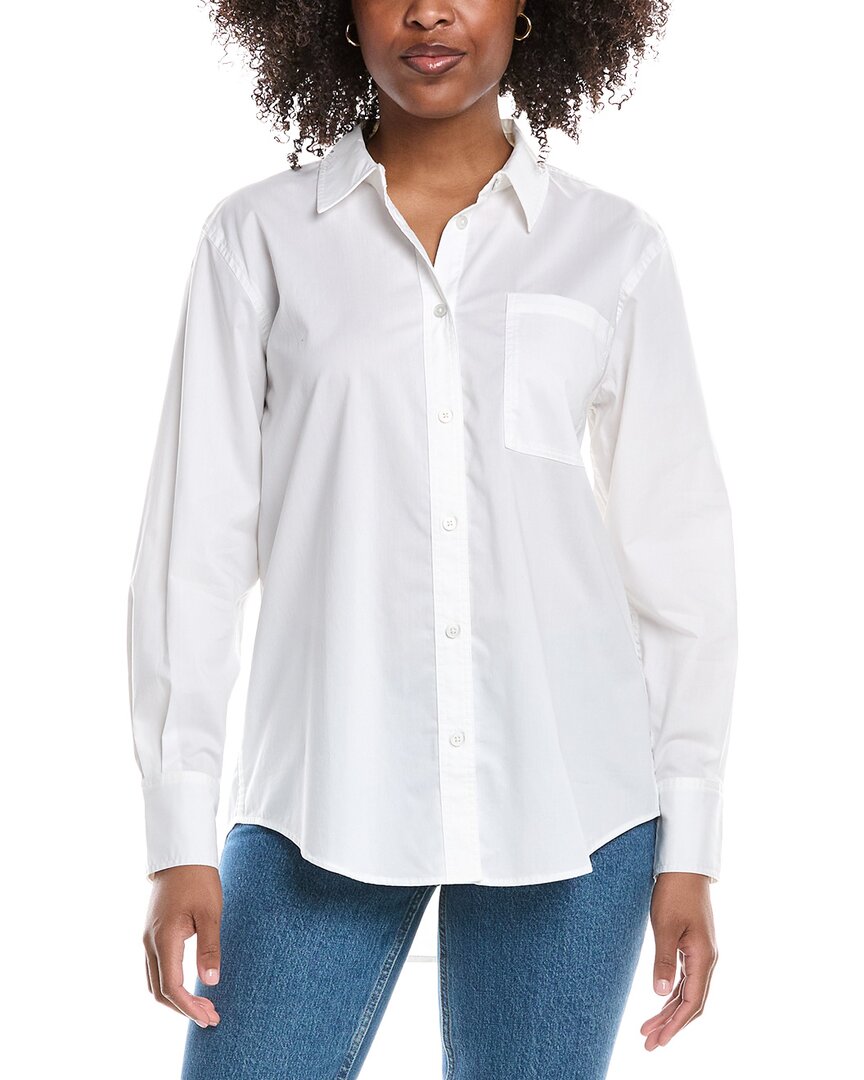 7 For All Mankind Everyday Button-down Shirt In White