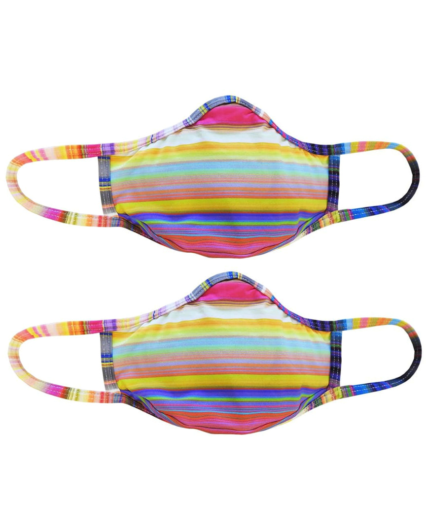 Pq Swim Set Of 2 Cloth Face Masks In Nocolor
