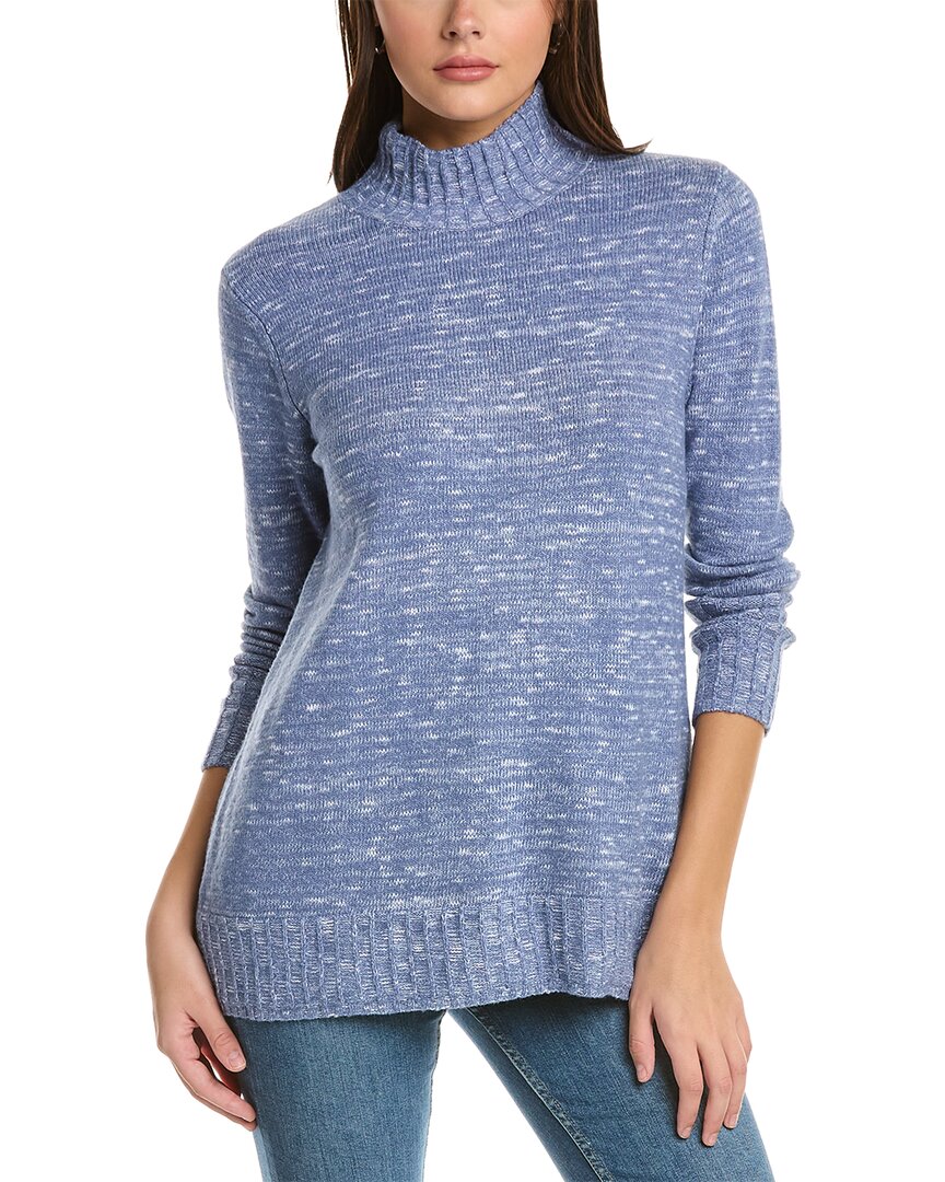 Nic + Zoe Petite Sun Turn Heathered Turtleneck Sweater