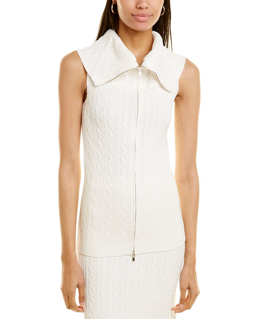 Shop Rebecca Taylor Cable Zip Shell In White