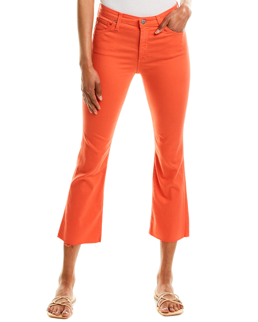 Image of AG Jeans The Jodi Faded Azalea High-Rise Slim Flare Crop