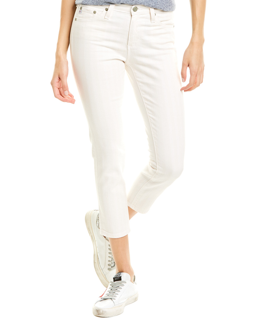 Image of AG Jeans The Prima  Year Coastal Stripe Cigarette Crop