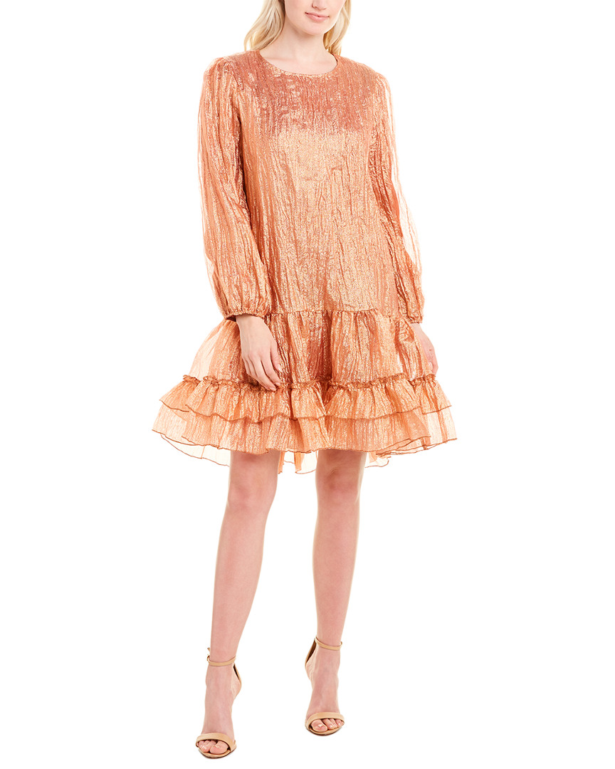 Image of GHOSPELL Shimmering Sidewalk Cocktail Dress