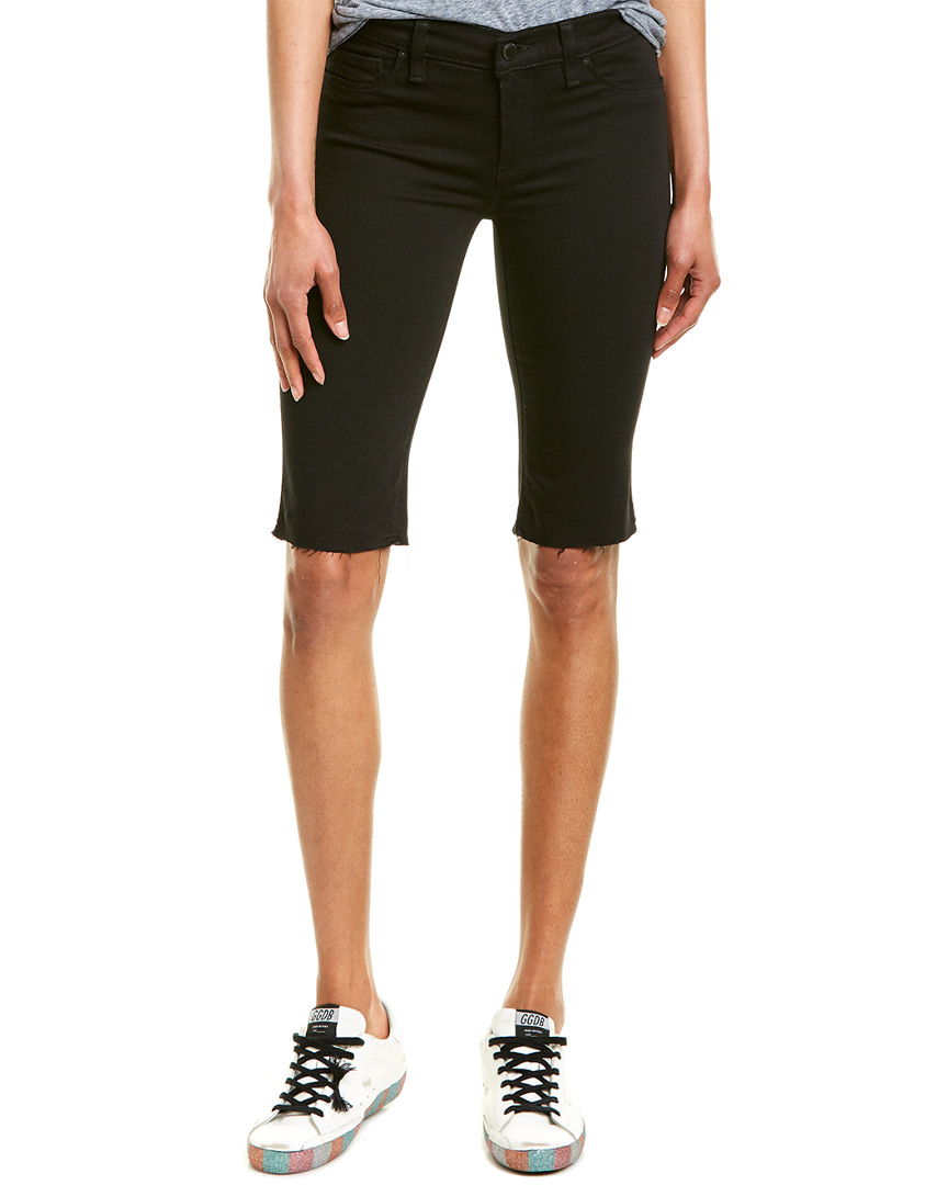 Image of HUDSON Jeans Amelia Black Cutoff Knee Short