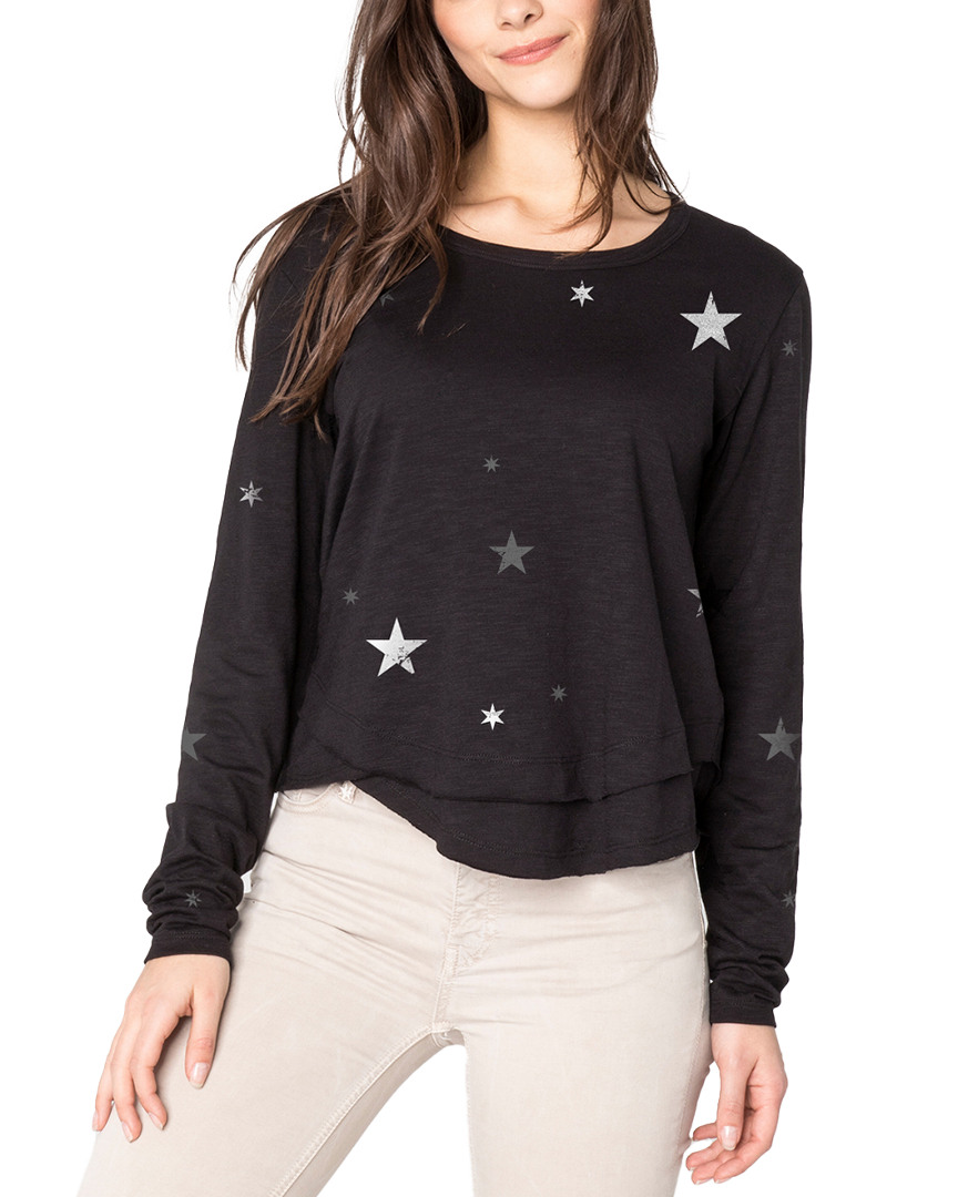 Image of CHRLDR All-Over Stars Mock Layer T-Shirt
